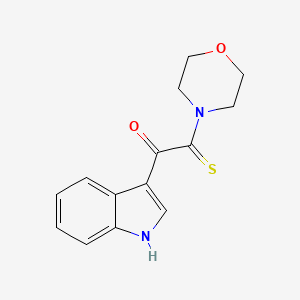 molecular formula C14H14N2O2S B4202500 1-(1H-indol-3-yl)-2-(4-morpholinyl)-2-thioxoethanone 