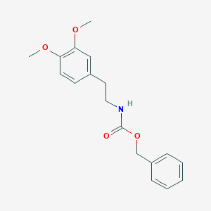 molecular formula C18H21NO4 B420255 Benzyl 2-(3,4-dimethoxyphenyl)ethylcarbamate 