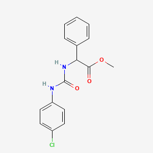 methyl ({[(4-chlorophenyl)amino]carbonyl}amino)(phenyl)acetate