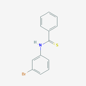molecular formula C13H10BrNS B420266 N-(3-bromophenyl)benzenecarbothioamide 
