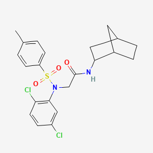 N~1~-bicyclo[2.2.1]hept-2-yl-N~2~-(2,5-dichlorophenyl)-N~2~-[(4-methylphenyl)sulfonyl]glycinamide