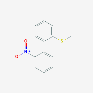 molecular formula C13H11NO2S B420276 2-Nitro-2'-(methylsulfanyl)-1,1'-biphenyl 