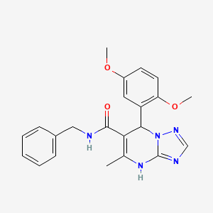 N-benzyl-7-(2,5-dimethoxyphenyl)-5-methyl-4,7-dihydro[1,2,4]triazolo[1,5-a]pyrimidine-6-carboxamide