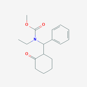 Methyl ethyl[(2-oxocyclohexyl)(phenyl)methyl]carbamate