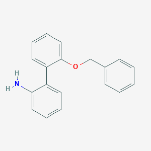 molecular formula C19H17NO B420279 2'-Benzyloxy-biphenyl-2-ylamine CAS No. 142505-66-6