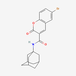 N-1-adamantyl-6-bromo-2-oxo-2H-chromene-3-carboxamide