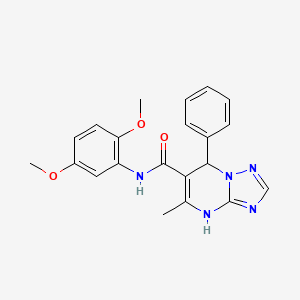 N-(2,5-dimethoxyphenyl)-5-methyl-7-phenyl-4,7-dihydro[1,2,4]triazolo[1,5-a]pyrimidine-6-carboxamide