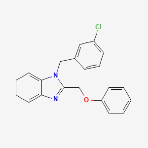 1-(3-chlorobenzyl)-2-(phenoxymethyl)-1H-benzimidazole