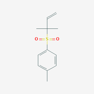 molecular formula C12H16O2S B420291 1-Methyl-4-(2-methylbut-3-en-2-ylsulfonyl)benzene CAS No. 72863-21-9