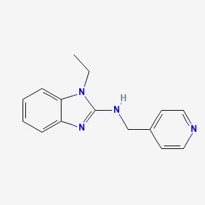 1-ethyl-N-(4-pyridinylmethyl)-1H-benzimidazol-2-amine