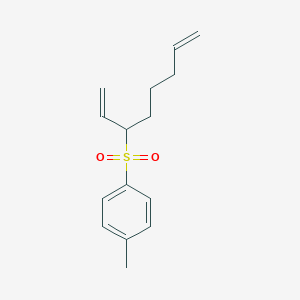 molecular formula C15H20O2S B420297 1-Methyl-4-[(1-vinyl-5-hexenyl)sulfonyl]benzene 