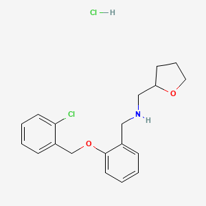 {2-[(2-chlorobenzyl)oxy]benzyl}(tetrahydro-2-furanylmethyl)amine hydrochloride