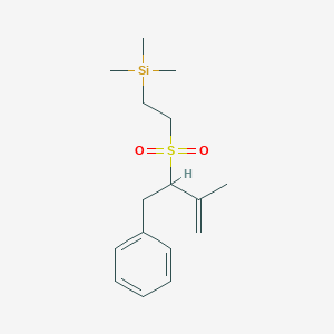 {2-[(1-Benzyl-2-methyl-2-propenyl)sulfonyl]ethyl}(trimethyl)silane