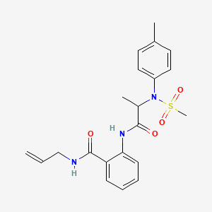 N-allyl-2-{[N-(4-methylphenyl)-N-(methylsulfonyl)alanyl]amino}benzamide