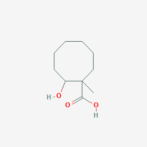 2-Hydroxy-1-methylcyclooctanecarboxylic acid