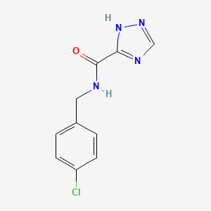 N-(4-chlorobenzyl)-1H-1,2,4-triazole-3-carboxamide