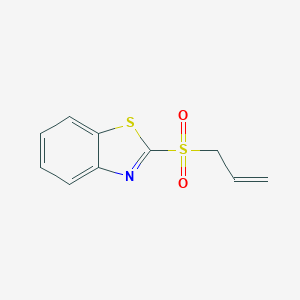 molecular formula C10H9NO2S2 B420315 2-(Allylsulfonyl)benzothiazole 