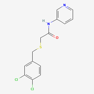 2-[(3,4-dichlorobenzyl)thio]-N-3-pyridinylacetamide