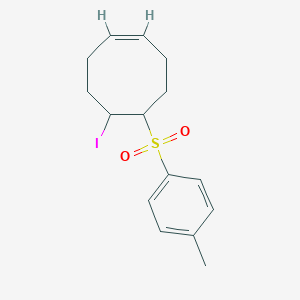 5-Iodo-6-[(4-methylphenyl)sulfonyl]-1-cyclooctene