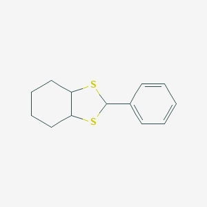 molecular formula C13H16S2 B420319 2-Phenylhexahydro-1,3-benzodithiole 