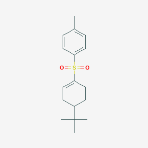 molecular formula C17H24O2S B420323 1-[(4-Tert-butyl-1-cyclohexen-1-yl)sulfonyl]-4-methylbenzene 