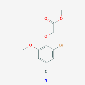 Methyl 2-(2-bromo-4-cyano-6-methoxyphenoxy)acetate