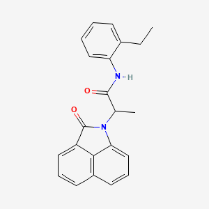 N-(2-ethylphenyl)-2-(2-oxobenzo[cd]indol-1(2H)-yl)propanamide