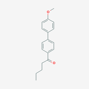 molecular formula C18H20O2 B420332 1-(4'-Methoxy[1,1'-biphenyl]-4-yl)pentan-1-one 