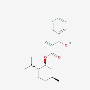 molecular formula C21H30O3 B420333 2-Isopropyl-5-methylcyclohexyl 2-[hydroxy(4-methylphenyl)methyl]acrylate 