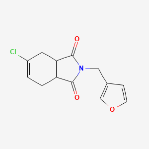 5-Chloro-2-(furan-3-ylmethyl)-3a,4,7,7a-tetrahydroisoindole-1,3-dione