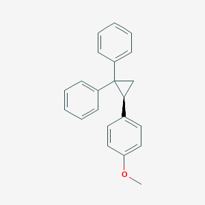 molecular formula C22H20O B420347 4-(2,2-Diphenylcyclopropyl)phenyl methyl ether 