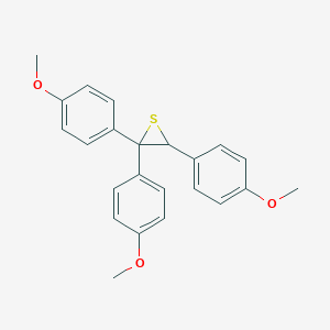 2,2,3-Tris(4-methoxyphenyl)thiirane