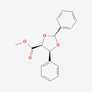 molecular formula C17H16O4 B420352 Methyl 2,5-diphenyl-1,3-dioxolane-4-carboxylate 