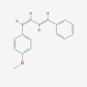 molecular formula C17H16O B420355 Methyl 4-(4-phenyl-1,3-butadienyl)phenyl ether 