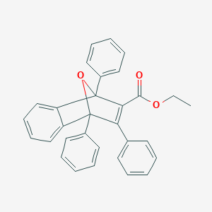 Ethyl 1,8,10-triphenyl-11-oxatricyclo[6.2.1.02,7]undeca-2,4,6,9-tetraene-9-carboxylate