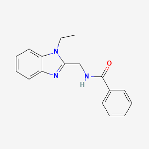 N-[(1-ethyl-1H-1,3-benzodiazol-2-yl)methyl]benzamide