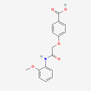 4-[2-(2-Methoxyanilino)-2-oxoethoxy]benzoic acid