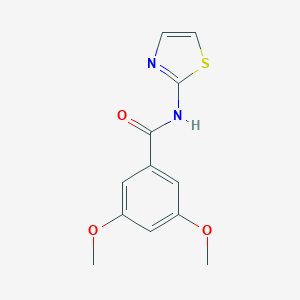 molecular formula C12H12N2O3S B420395 3,5-dimethoxy-N-(1,3-thiazol-2-yl)benzamide CAS No. 79147-03-8