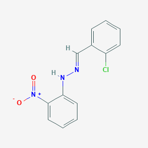 molecular formula C13H10ClN3O2 B420405 2-Chlorobenzaldehyde {2-nitrophenyl}hydrazone 