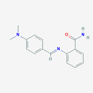 2-{[4-(Dimethylamino)benzylidene]amino}benzamide