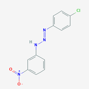 molecular formula C12H9ClN4O2 B420454 1-(4-Chlorophenyl)-3-(3-nitrophenyl)triaz-1-ene 