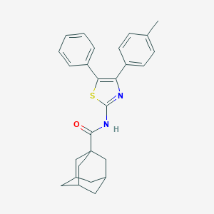 N-[4-(4-methylphenyl)-5-phenyl-1,3-thiazol-2-yl]-1-adamantanecarboxamide