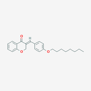 3-[4-(octyloxy)benzylidene]-2,3-dihydro-4H-chromen-4-one