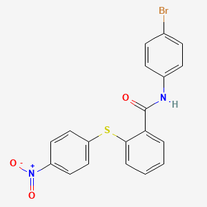 N~1~-(4-Bromophenyl)-2-[(4-nitrophenyl)sulfanyl]benzamide