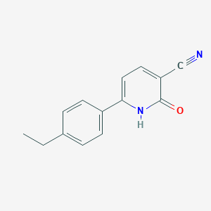 6-(4-Ethylphenyl)-2-oxo-1,2-dihydro-3-pyridinecarbonitrile