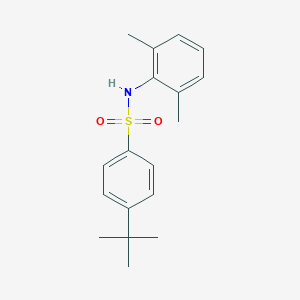 molecular formula C18H23NO2S B420516 4-tert-butyl-N-(2,6-dimethylphenyl)benzenesulfonamide CAS No. 722460-32-4