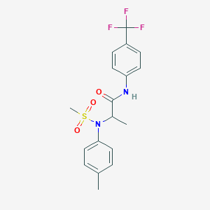 N~2~-(4-methylphenyl)-N~2~-(methylsulfonyl)-N~1~-[4-(trifluoromethyl)phenyl]alaninamide