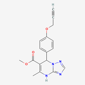 Methyl 5-methyl-7-(4-prop-2-ynoxyphenyl)-4,7-dihydro-[1,2,4]triazolo[1,5-a]pyrimidine-6-carboxylate