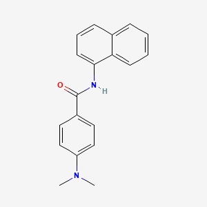 4-(Dimethylamino)-N~1~-(1-naphthyl)benzamide