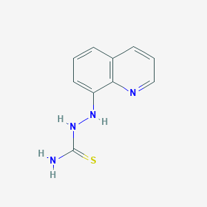 molecular formula C10H10N4S B420537 (Quinolin-8-ylamino)thiourea 